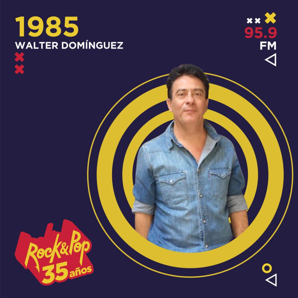 Portada de 1985, con Walter Domínguez