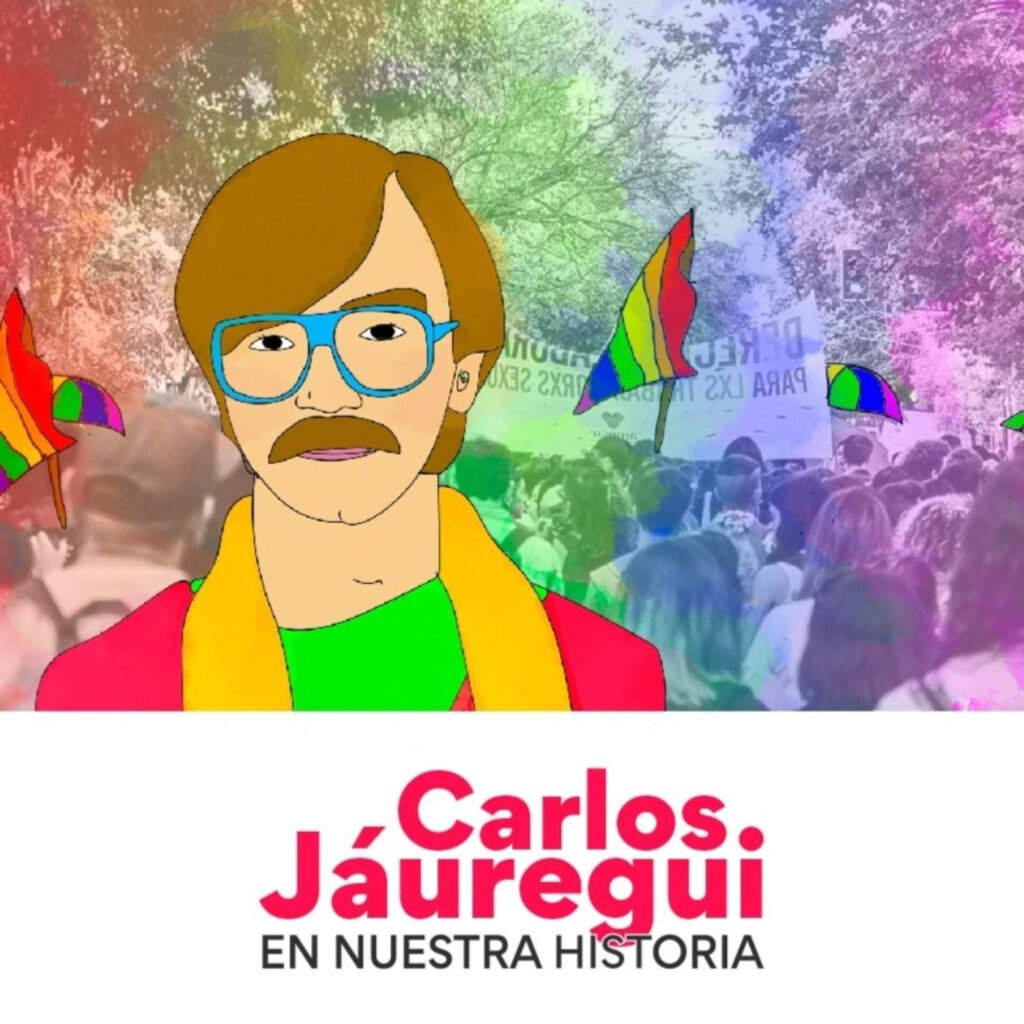 Portada de Carlos Jáuregui. En nuestra historia