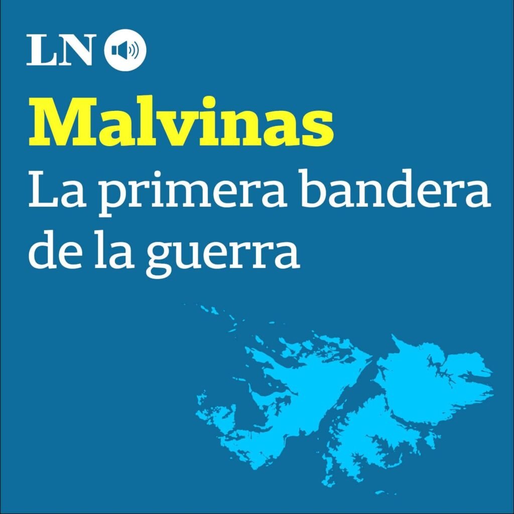 Portada de Malvinas: la primera bandera de la guerra