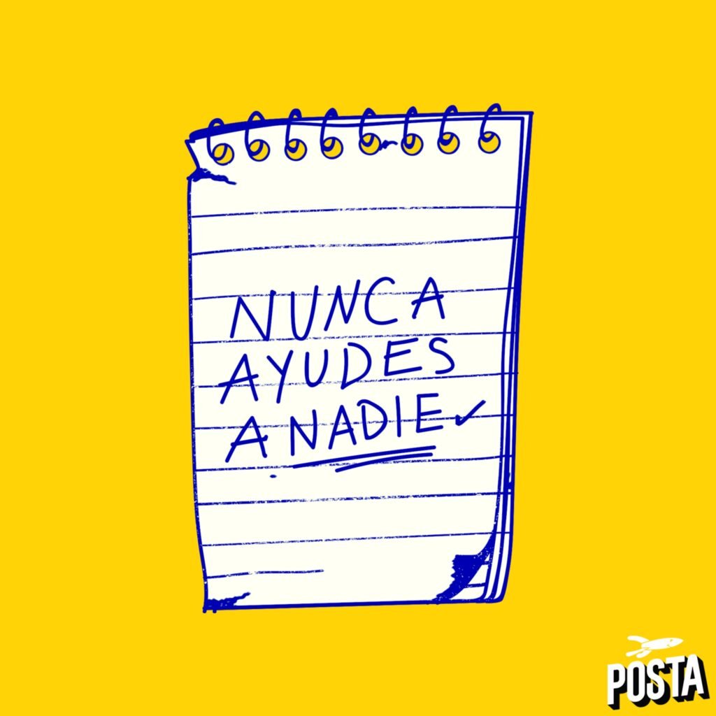 Portada de Nunca Ayudes a Nadie